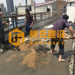 福州露台加盖顶层现浇楼板案例