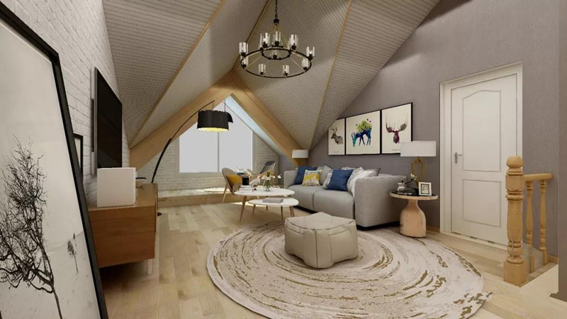 家里有小阁楼就空着？来个大改造吧 